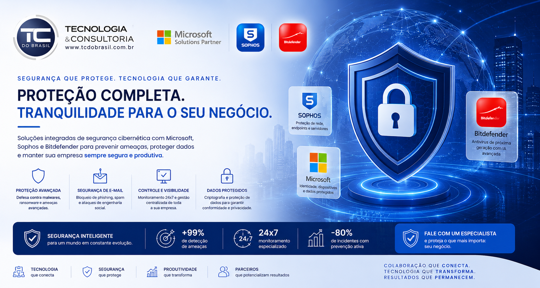 Proteção Completa e Tranquilidade para o seu Negócio - TC do Brasil